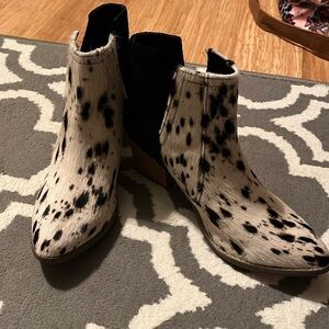 Real Cowhide Boots